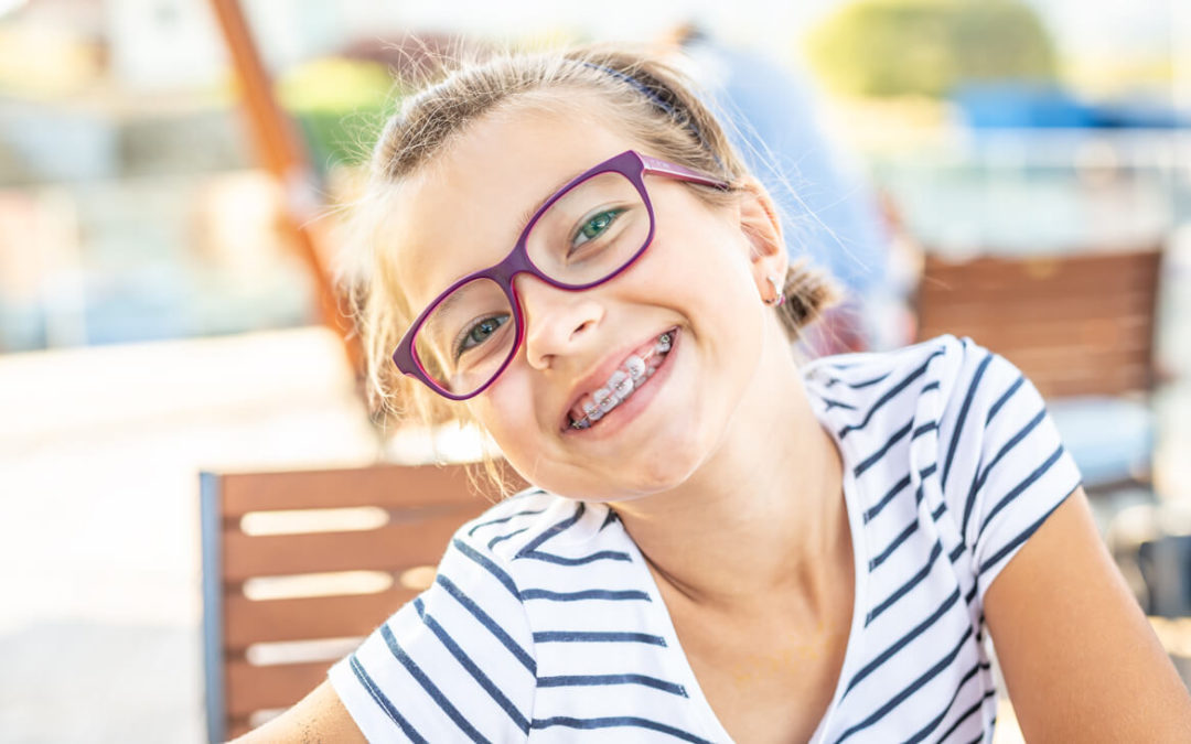 preteen girl in glasses