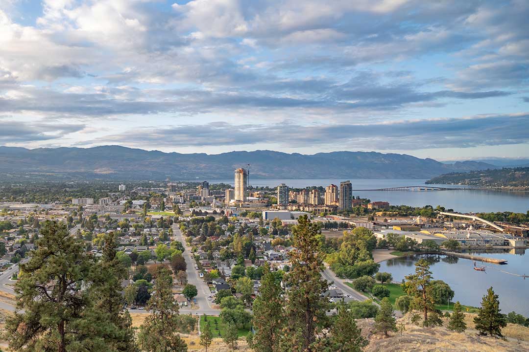 city view of kelowna